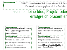 Kontraste können direkt in Weblication geprüft werden.