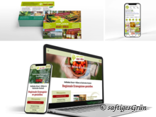 Eine flexible Webseite für alle Endgeräte, Postkarten als Kommunikationsmittel und die Erstellung eines Social-Media-Profils gehören zu diesem Gestaltungspaket.