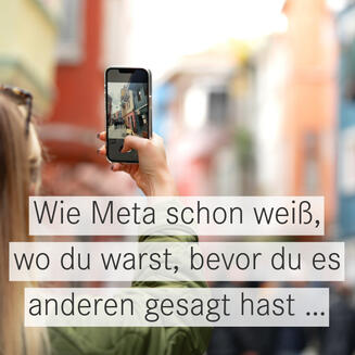 Aktuelles Thema im Wissens-Blog: Meta-KI und der Zugriff auf deine Fotos.