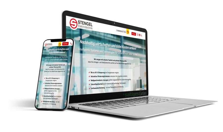 Landingpage für das Angebot " Energie und Kosten sparen in Unternehmen